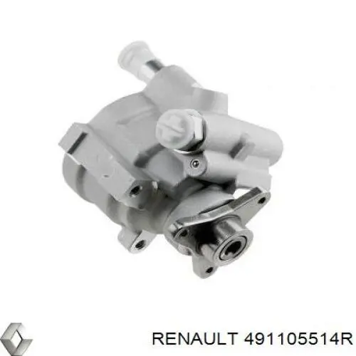 491105514R Renault (RVI) bomba da direção hidrâulica assistida
