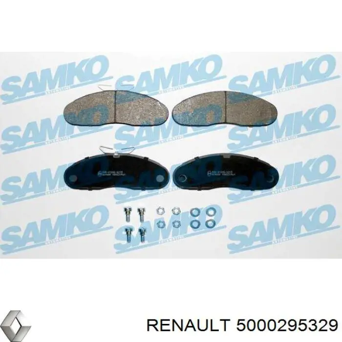 Колодки Renault (RVI) 5000295329 цена, от 31.20 USD