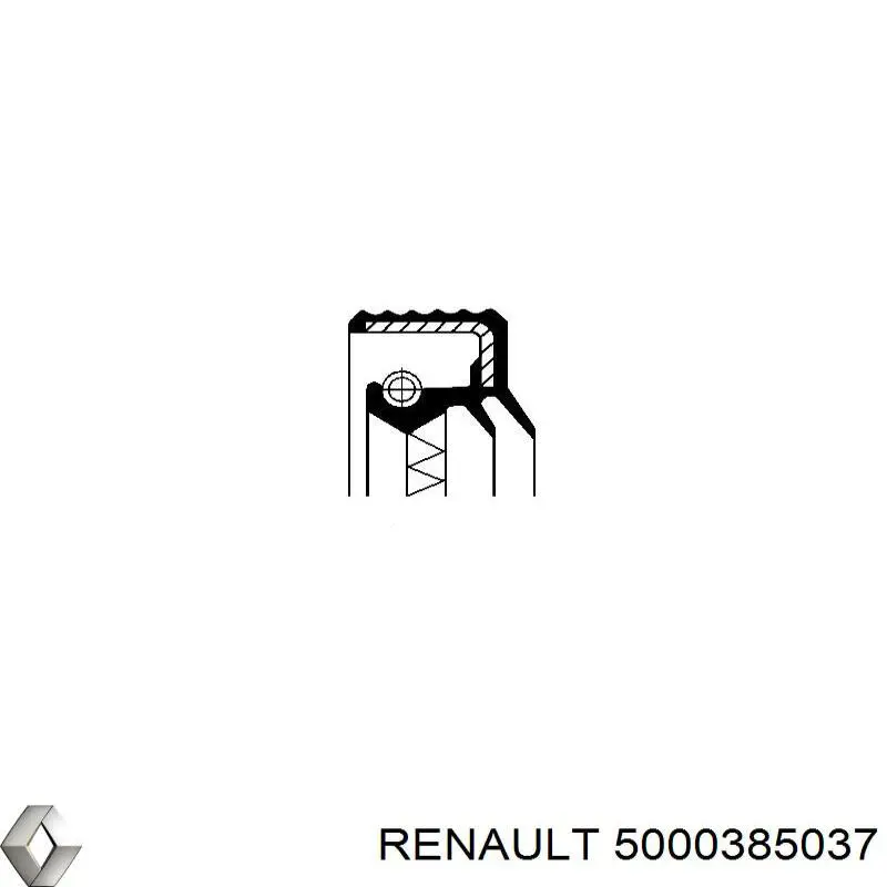 Сальник задней ступицы внешний на Renault Trafic PXX