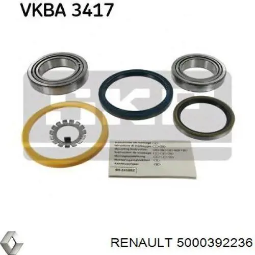 5000392236 Renault (RVI) Подшипник ступицы передней