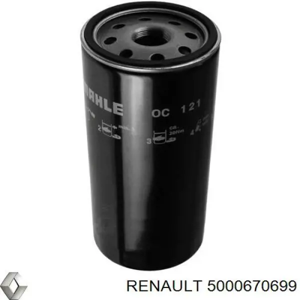 Фильтр очистки масла центробежный Renault (RVI) 5000670699 цена, от 15.22 USD