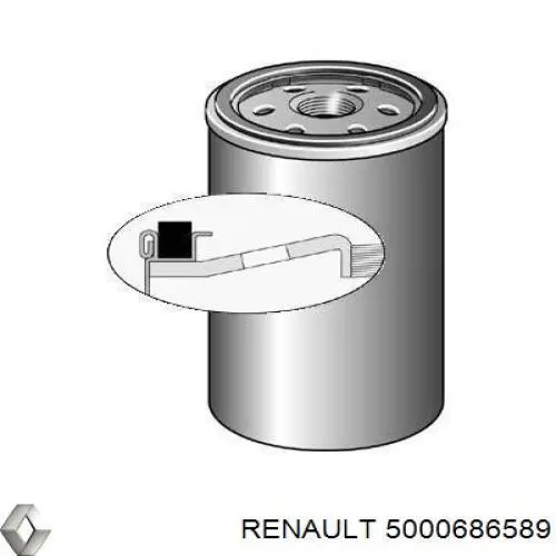 Купить 5000686589 Renault (RVI) Фильтр-отстойник топлива грубой очистки