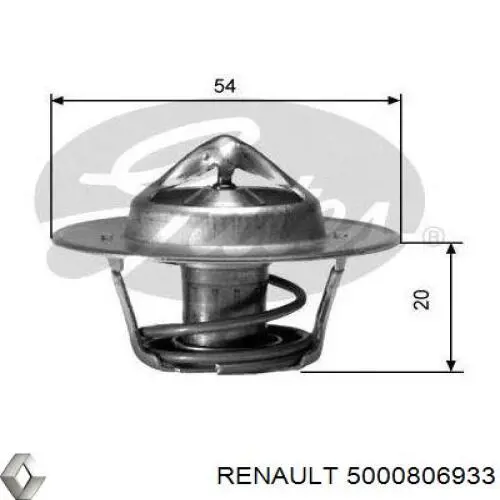 La unión del servofreno de frenos 5000806933 Renault (RVI)