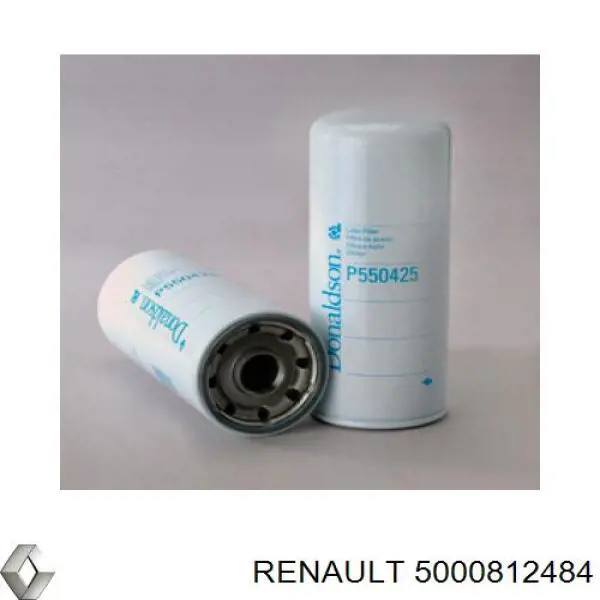 5000812484 Renault (RVI) масляный фильтр