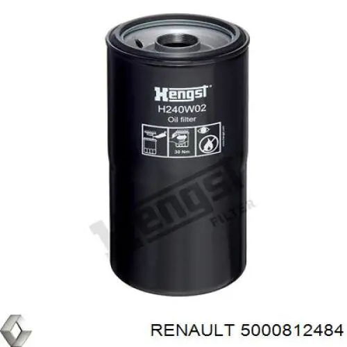 Купить 5000812484 Renault (RVI) Фильтр центробежный очистки масла