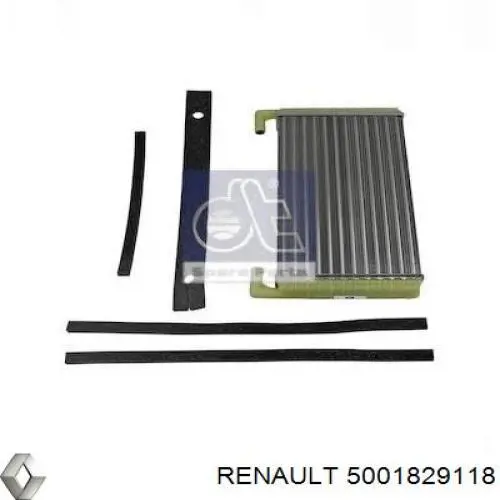5001829118 Renault (RVI) радиатор печки