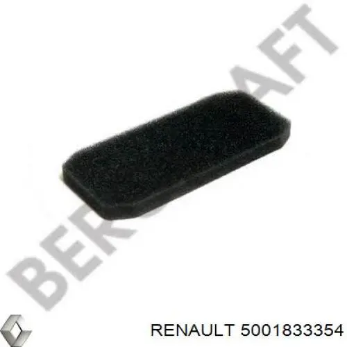 5001833354 Renault (RVI) фильтр салона