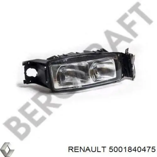 Правая фара 5001840475 Renault (RVI)
