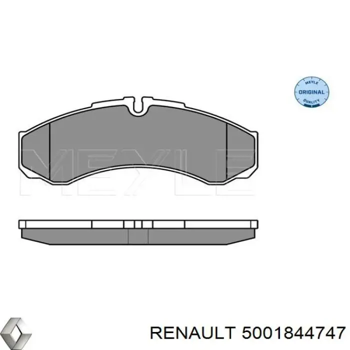 Колодки дисковые  Renault (RVI) 5001844747 цена, от 21.65 USD