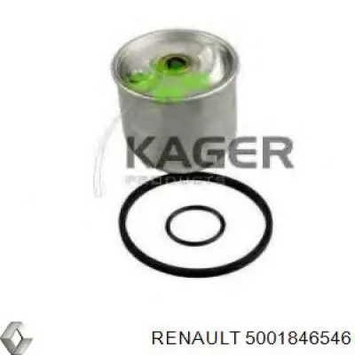 Купить 5001846546 Renault (RVI) Фильтр центробежный очистки масла