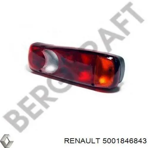 5001846843 Renault (RVI) lanterna traseira esquerda