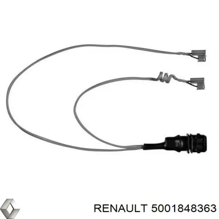 5001848363 Renault (RVI) колодки тормозные передние дисковые