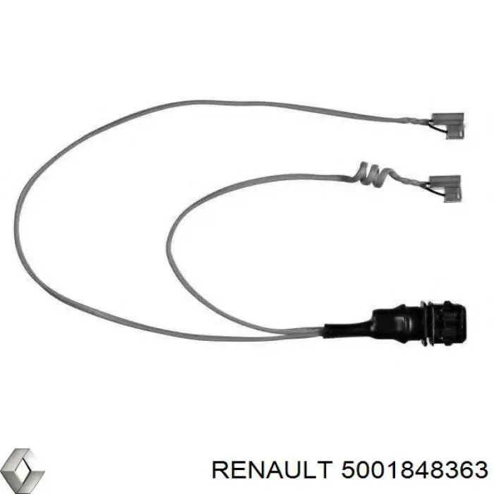 Передние тормозные колодки 5001848363 Renault (RVI)