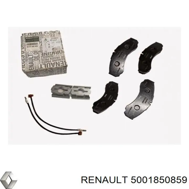 Задние тормозные колодки 5001850859 Renault (RVI)