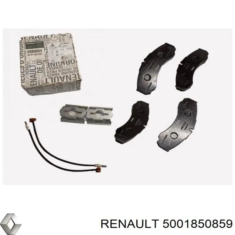 Колодки дисковые  Renault (RVI) 5001850859 цена, от 25.38 USD