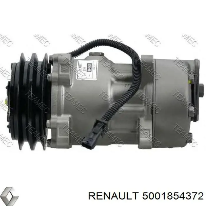 Компрессор кондиционера 5001854372 Renault (RVI)