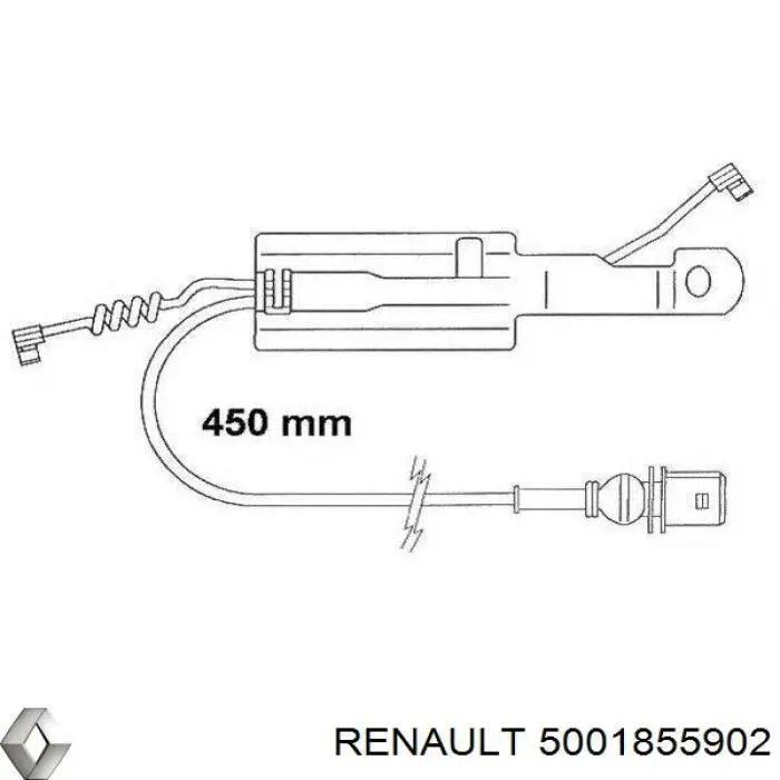 Передние тормозные колодки 5001855902 Renault (RVI)