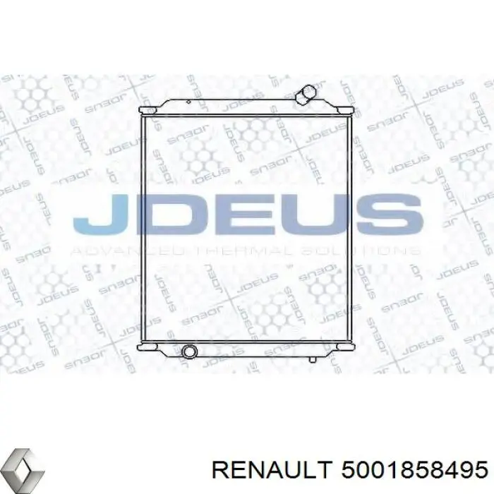 Радиатор 5001858495 Renault (RVI)