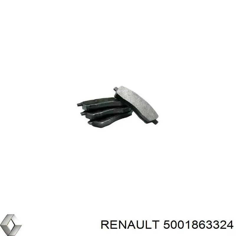 Передние тормозные колодки 5001863324 Renault (RVI)