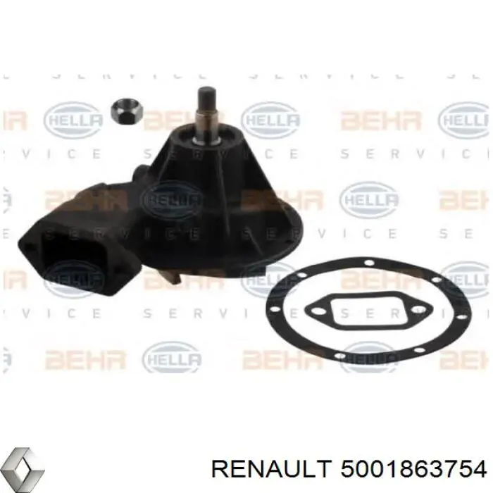 Помпа 5001863754 Renault (RVI)