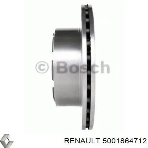 5001864712 Renault (RVI) диск тормозной задний