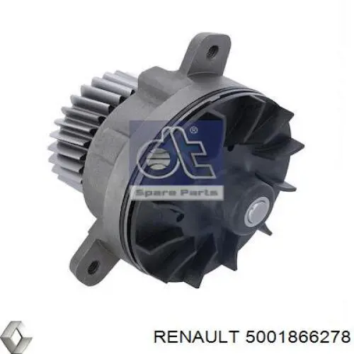 Помпа охлаждения Renault (RVI) 5001866278 цена, от 119.18 USD