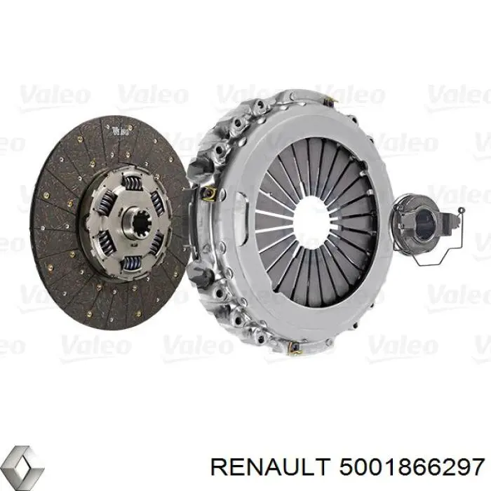 Купить 5001866297 Renault (RVI) Комплект сцепления (диск, корзина, подшипник)