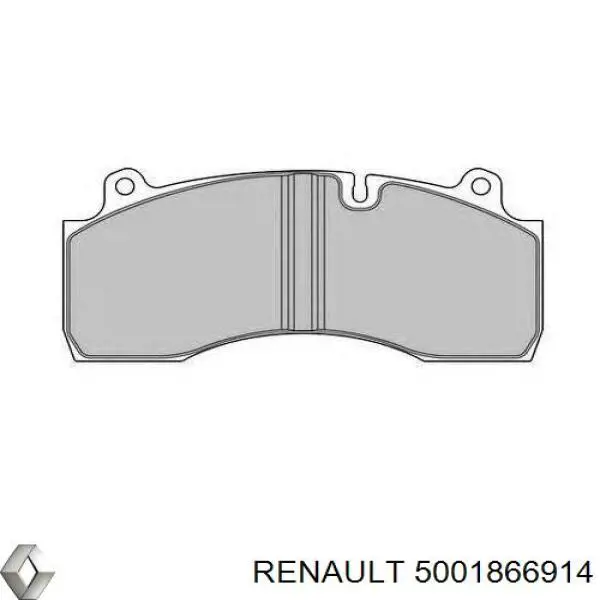 Передние тормозные колодки 5001866914 Renault (RVI)