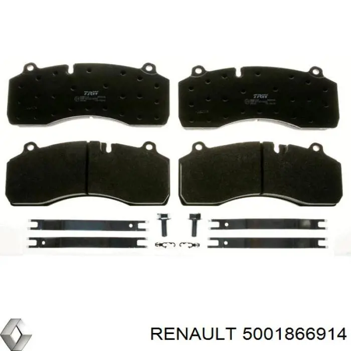 5001866914 Renault (RVI) Колодки передние