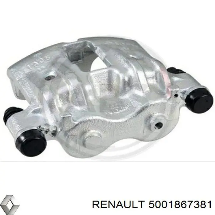 5001867381 Renault (RVI) suporte do freio traseiro esquerdo