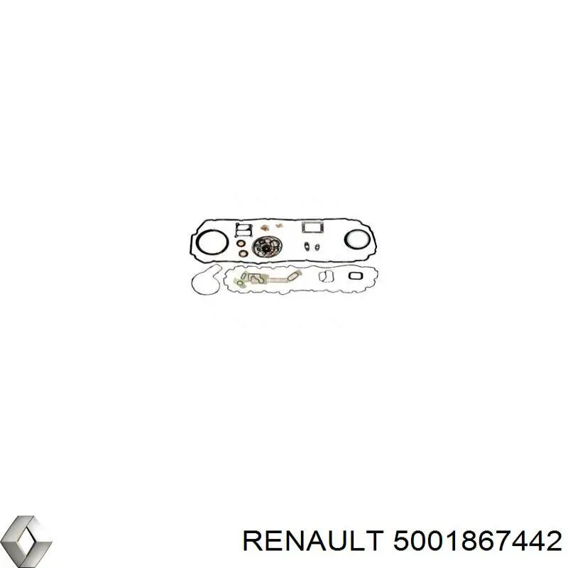 Комплект прокладок двигателя нижний на Renault Trucks MAGNUM 