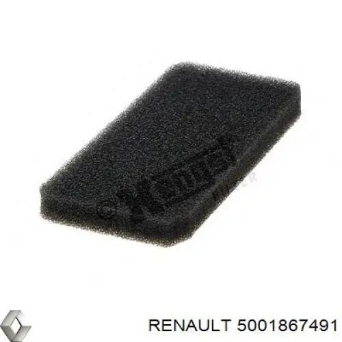5001867491 Renault (RVI) фильтр салона
