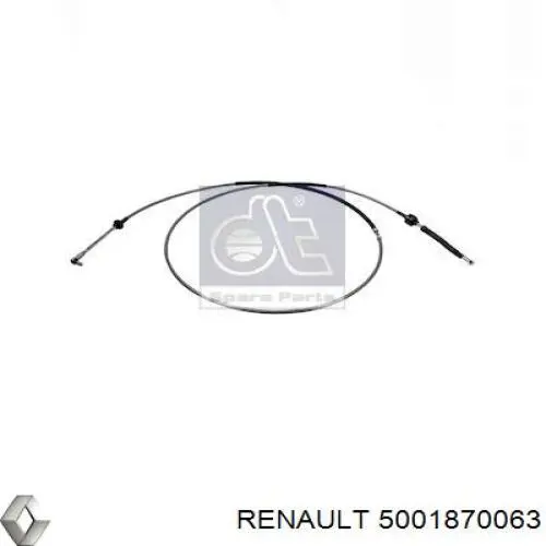 5001870063 Renault (RVI) трос переключения передач (выбора передачи)
