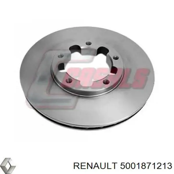 Передние тормозные диски 5001871213 Renault (RVI)