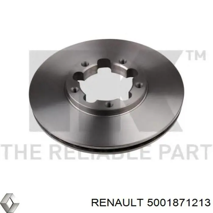 5001871213 Renault (RVI) Диск тормозной передний