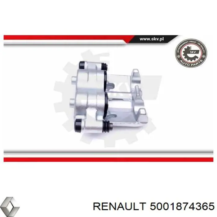 Купить 5001874365 Renault (RVI) Суппорт задний правый