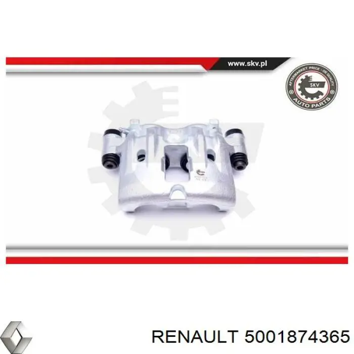Тормозной суппорт правый задний Renault (RVI) 5001874365 цена, от 90.28 USD