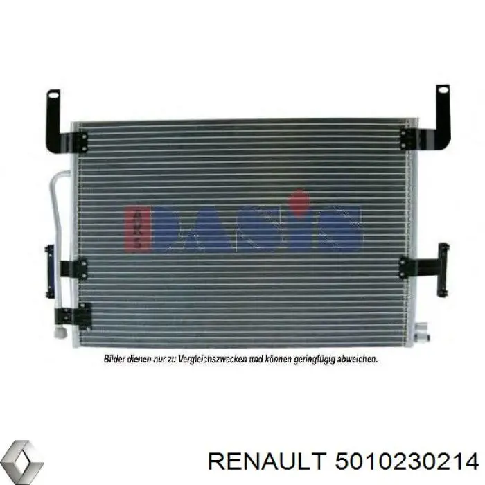 Радиатор кондиционера 5010230214 Renault (RVI)