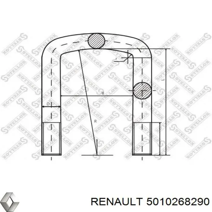 Стремянка рессоры Renault (RVI) 5010268290 цена, от 28.78 USD