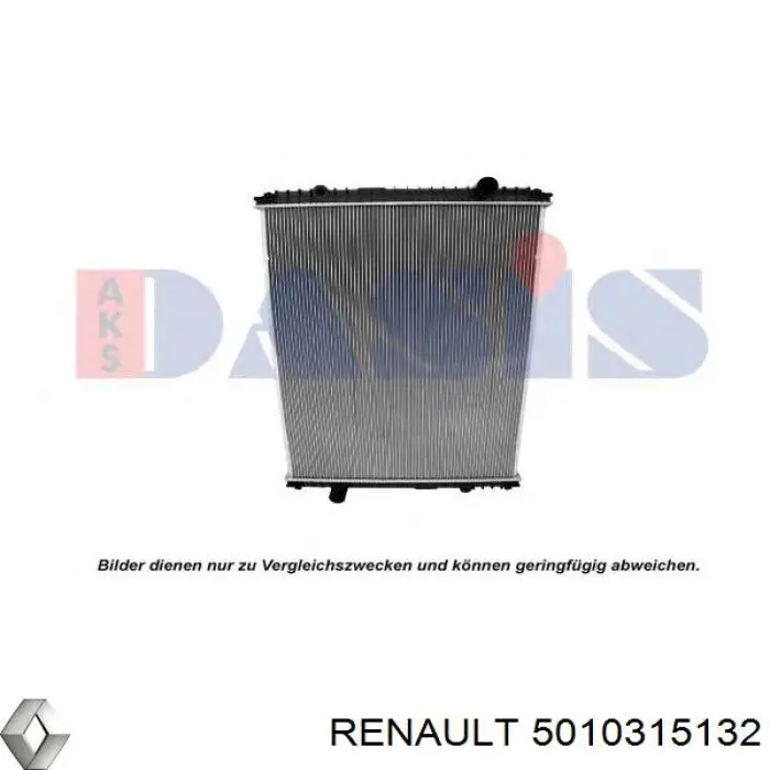 Радиатор 5010315132 Renault (RVI)