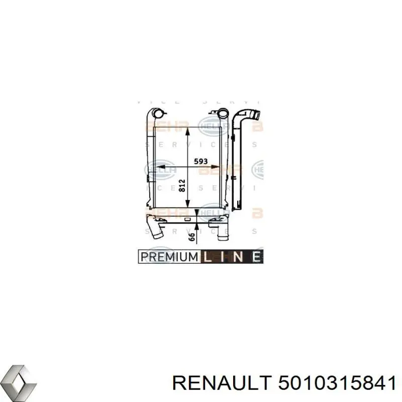 122RV584100 Perfekt Cooling Охладитель наддувочного воздуха