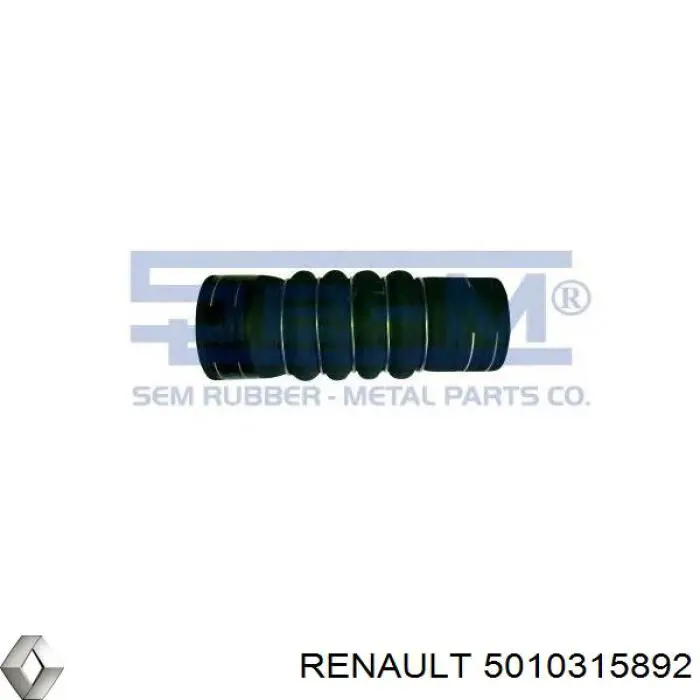 Левый шланг интеркуллера 5010315892 Renault (RVI)