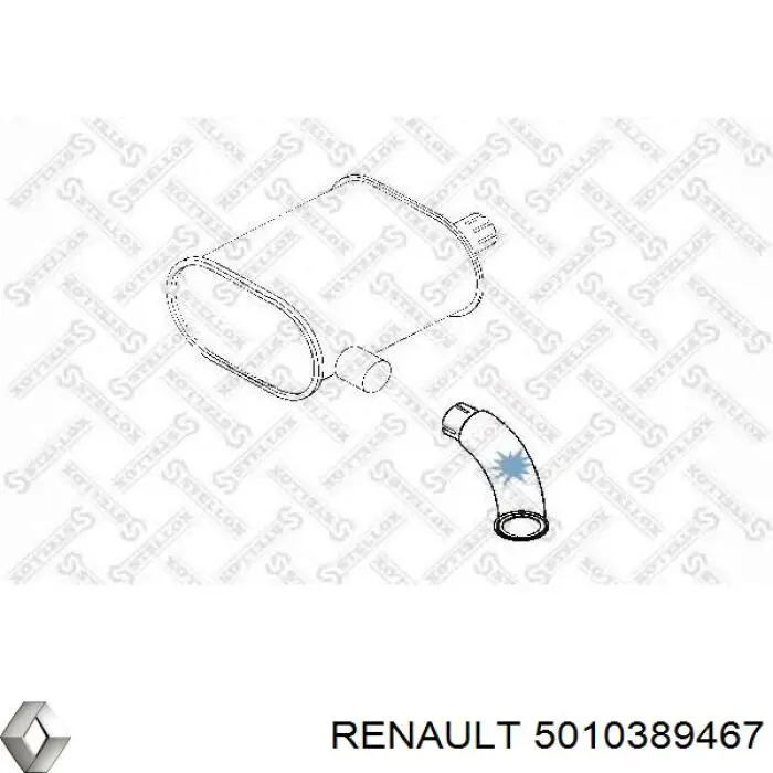 Глушитель задний 5010389467 Renault (RVI)