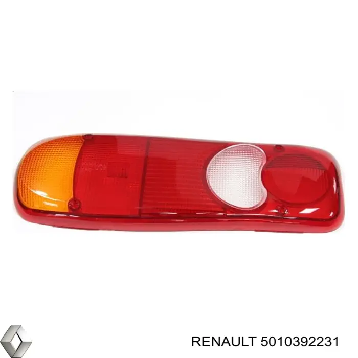 5010392231 Renault (RVI) vidro da luz traseira