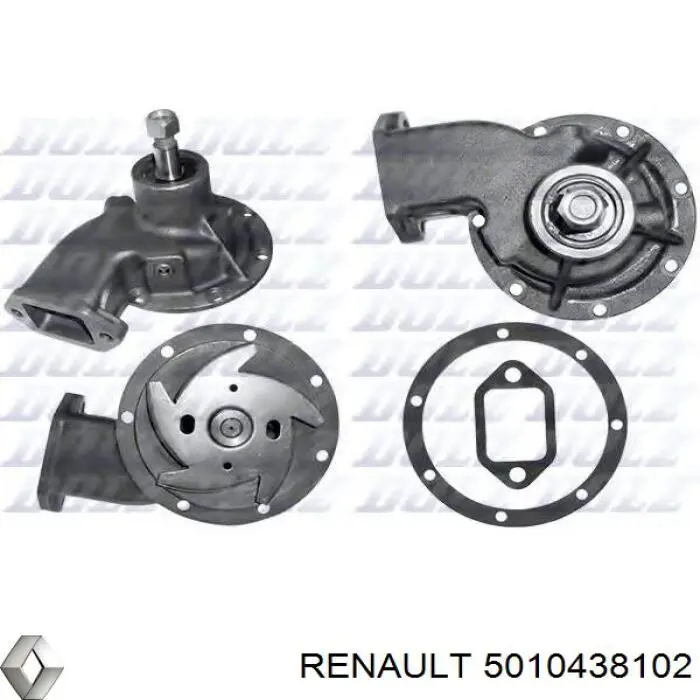 Помпа 5010438102 Renault (RVI)