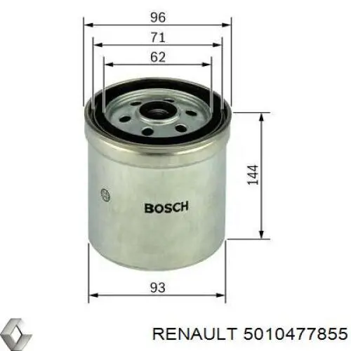 5010477855 Renault (RVI) Фильтр топлива