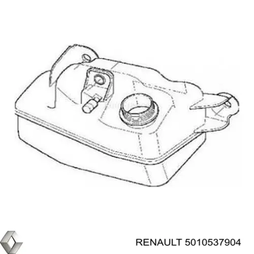 Бачок системы охлаждения двигателя расширительный Renault (RVI) 5010537904 цена, от 164.65 USD