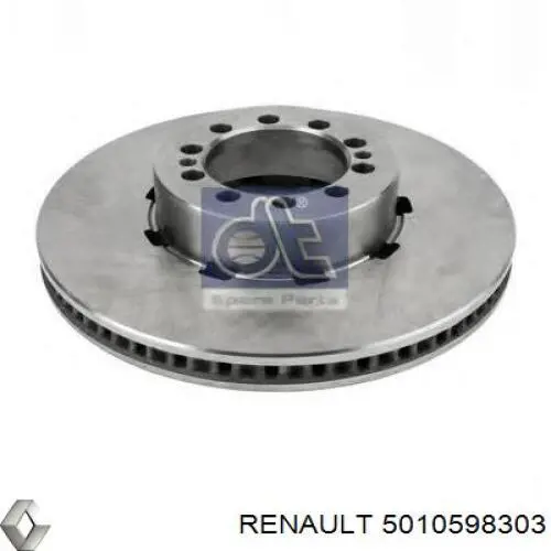 Передние тормозные диски 5010598303 Renault (RVI)
