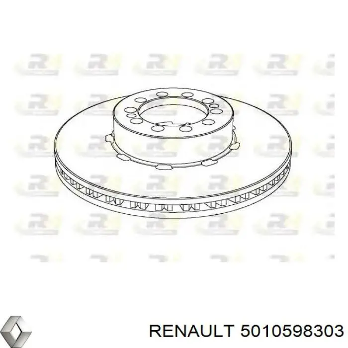 Купить 5010598303 Renault (RVI) Ротор тормозной