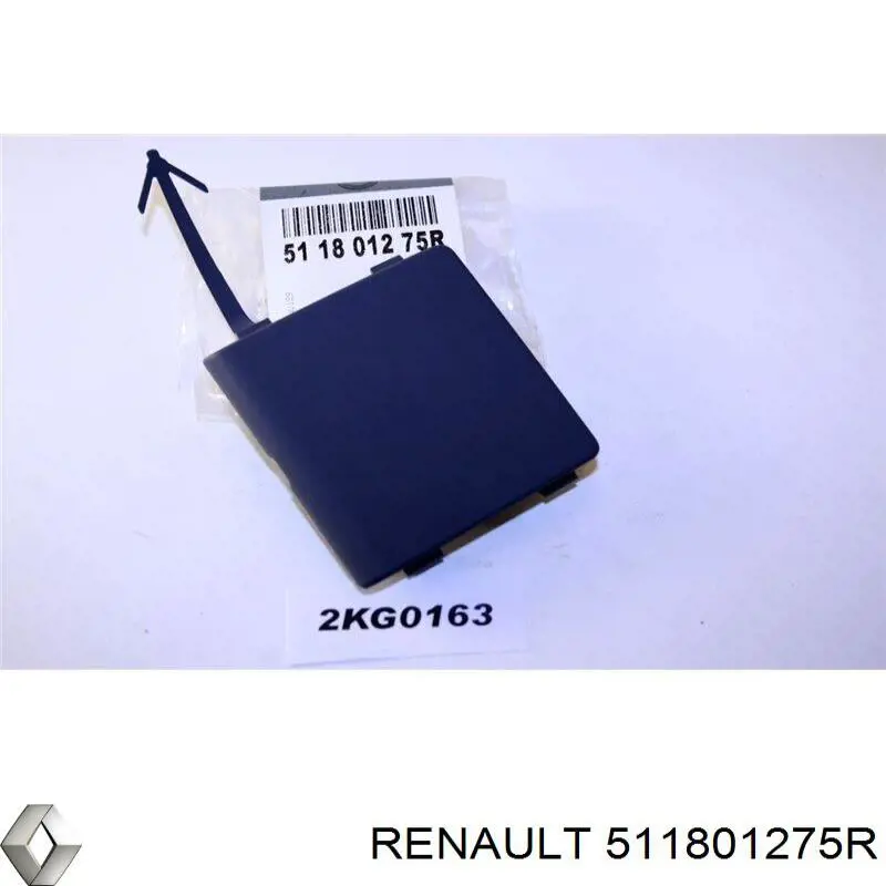 Передняя заглушка бампера буксировочного крюка на Renault Scenic III JZ0, JZ1